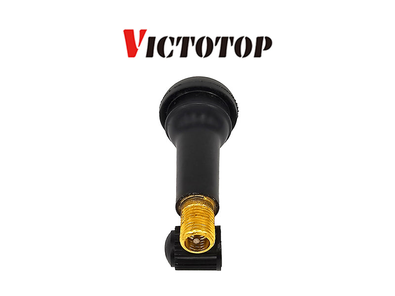 TR414 Snap-In Rubber Tire Valve Stem for Passenger Cars – 1.5", 0.453" Rim Hole