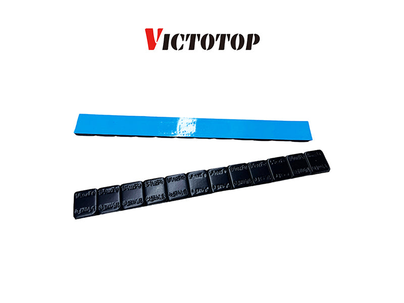 Stick-On Wheel Weights, 1/4 oz, Black Coated – 1 Box (48 Strips, 576 pc) (Copy)