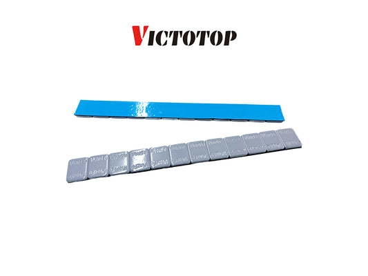 Stick-On Wheel Weights, 1/4 oz, Gray Coated – 1 Box (48 Strips, 576 pc)