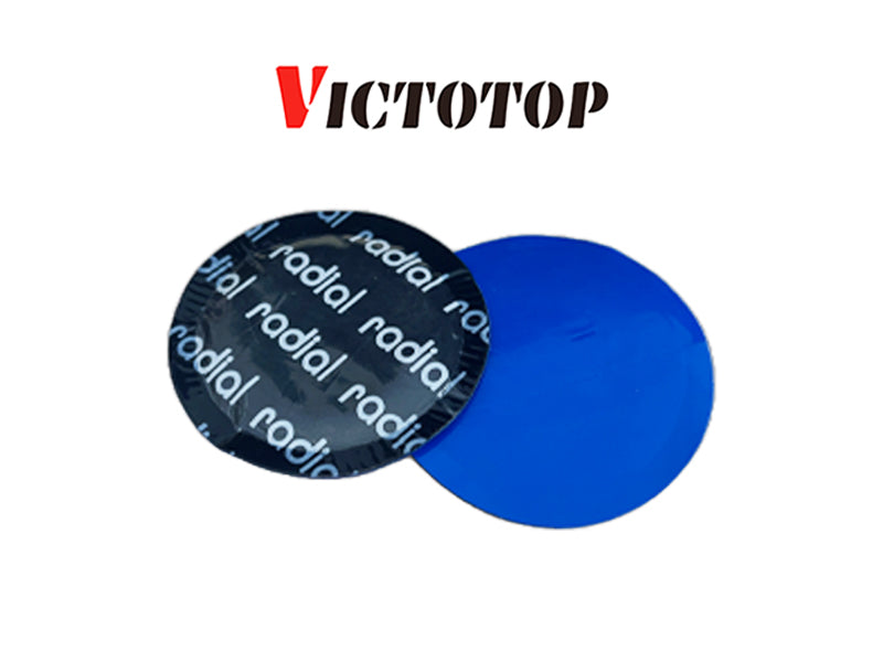 2-1/4" (58mm) Medium Round Radial Tire Repair Patches – 100/Bag