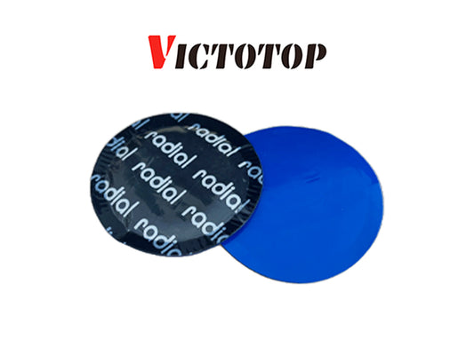 2-1/4" (58mm) Medium Round Radial Tire Repair Patches – 100/Bag