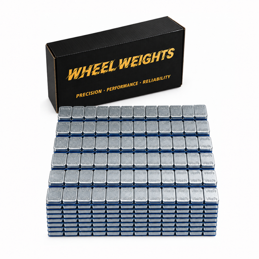 1/4 oz galvanised steel stick-on wheel balance weights, silver, 1/4oz Fe stamped strips