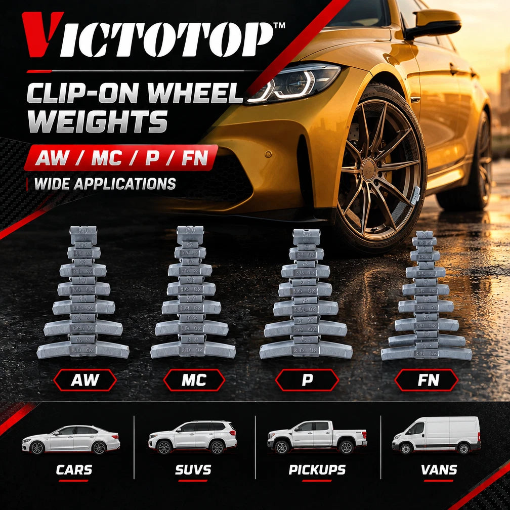 100 Pcs ASSORTMENT CLIP-ON WHEEL WEIGHT BALANCE AW STYLE 0.25 0.50 0.75 1.00 oz (view 5)