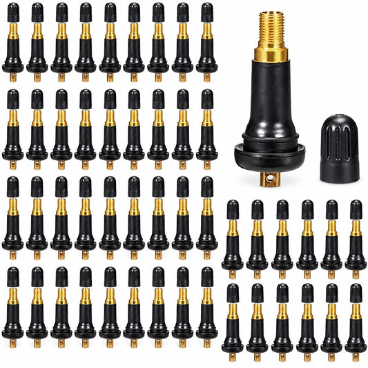 100-1000pcs TPMS Tire Pressure Monitoring System Snap in Sensor Valve Stem TR413 (view 1)