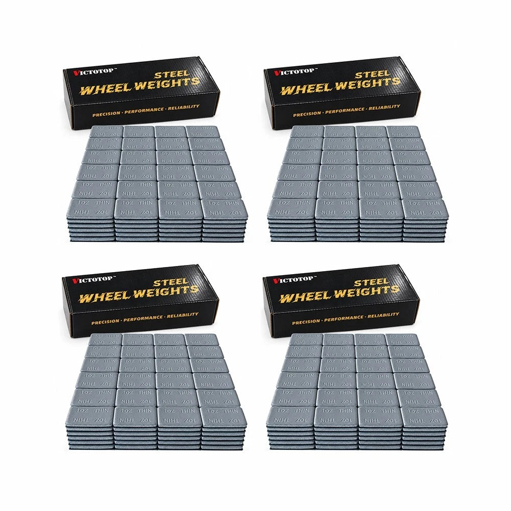 1oz 144pcs 36strips Steel Adhesive Stick-On Wheel Balance Weights Gray 144oz (view 9)